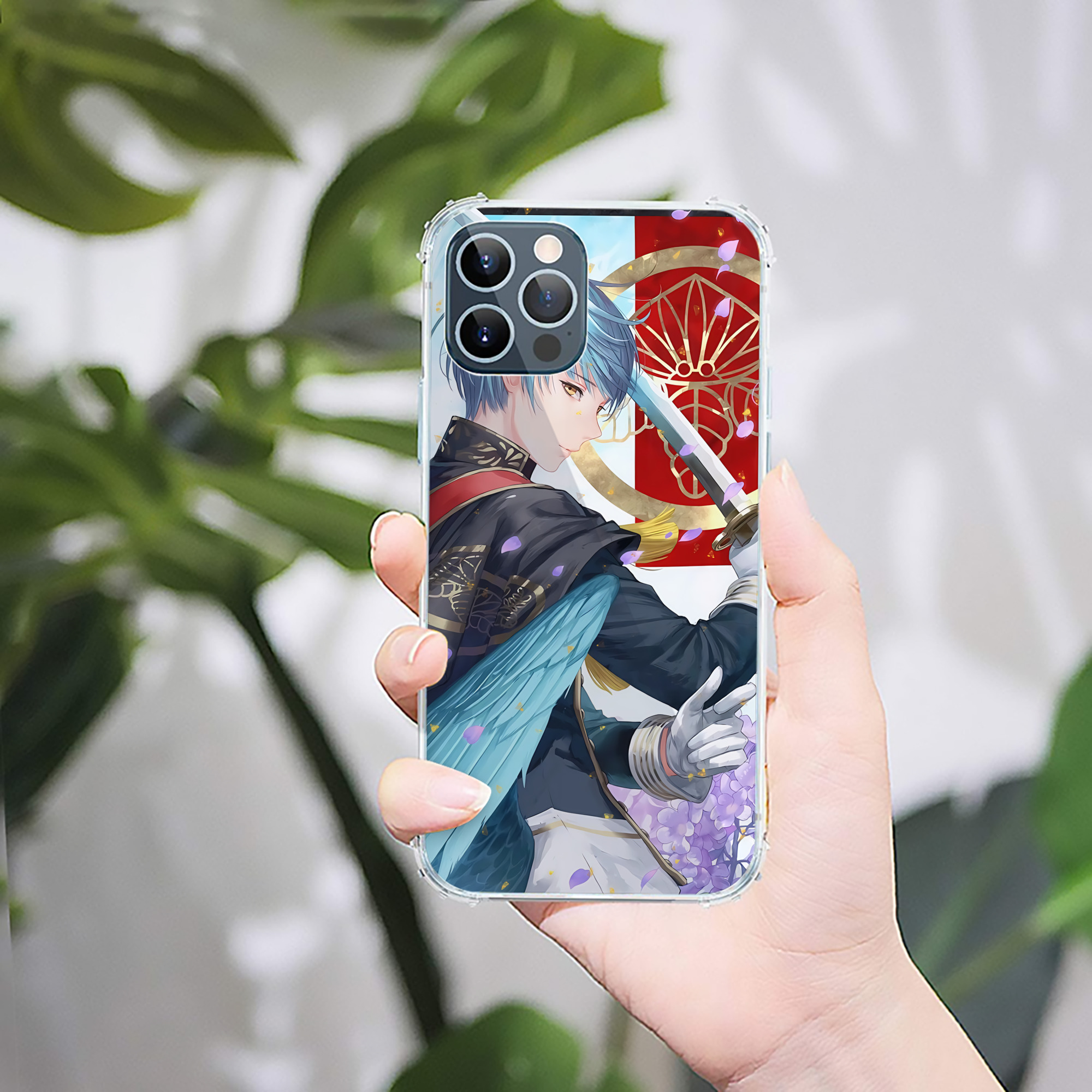 （画像用） 刀剣乱舞 Touken Ranbu 【iPhone 12シリーズ対応】透明スマホケース（クリアソフトケース）